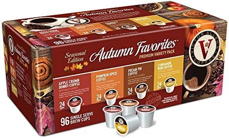 Autumn Favorites Variety Pack for K-Cup Keurig 2.0 Brewers, 96 Count, Victor Allen's Coffee Singl... | Amazon (US)