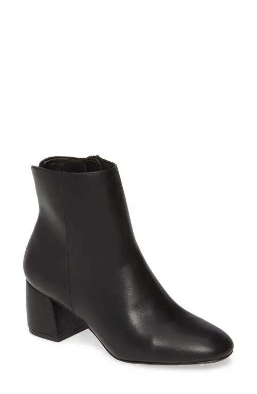 Chinese Laundry Davinna Bootie in Black Faux Leather at Nordstrom, Size 6.5 | Nordstrom