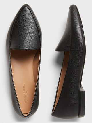 Textured Pointed Toe Loafer | Banana Republic Factory