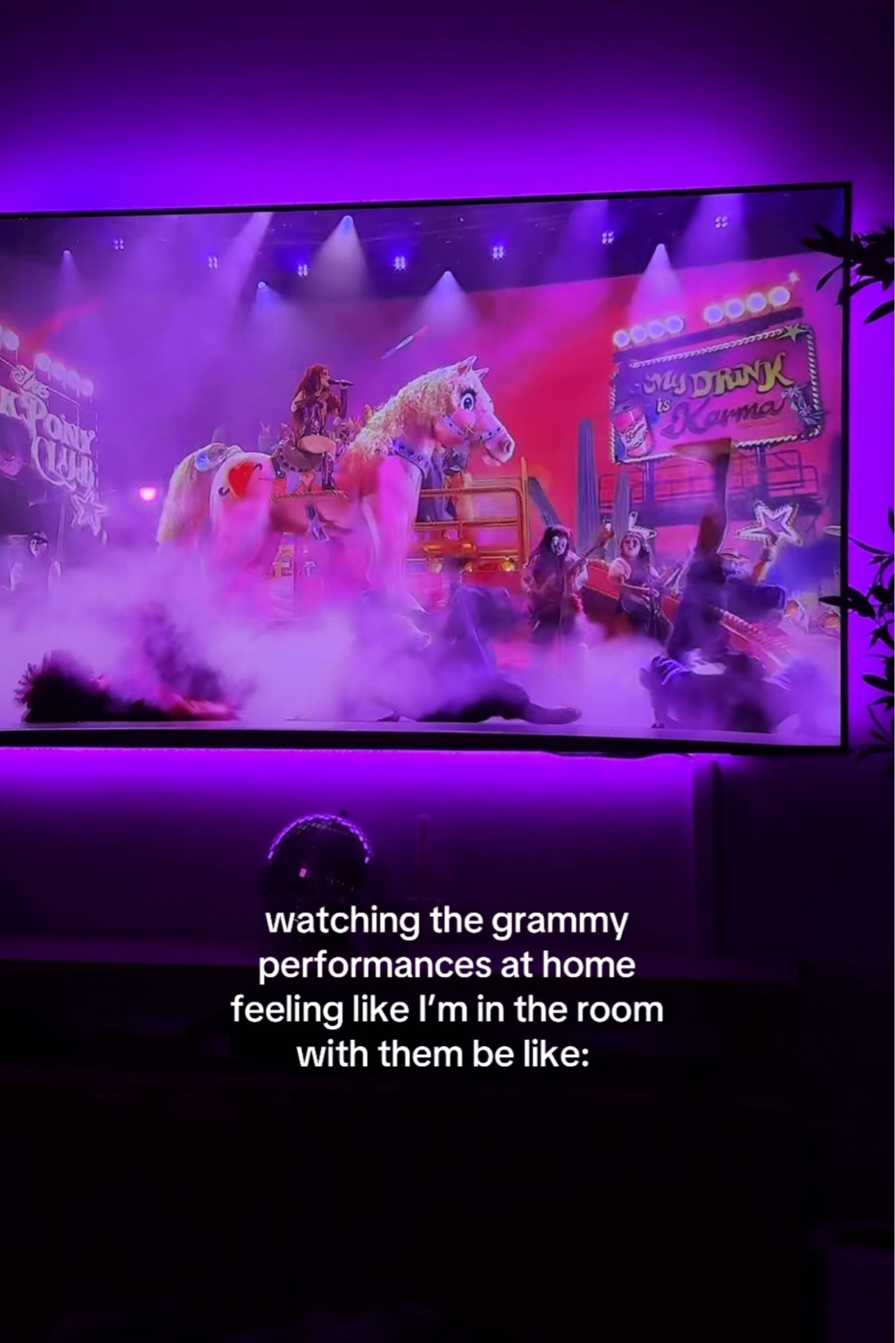 Tv lights in my cozy apartment 

#LTKMostLoved #LTKHome #LTKFindsUnder50