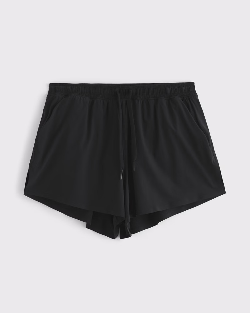 Abercrombie & Fitch Women's YPB sprintTEK Lined Flyaway Short in Black - Size XXS | Abercrombie & Fitch (US)