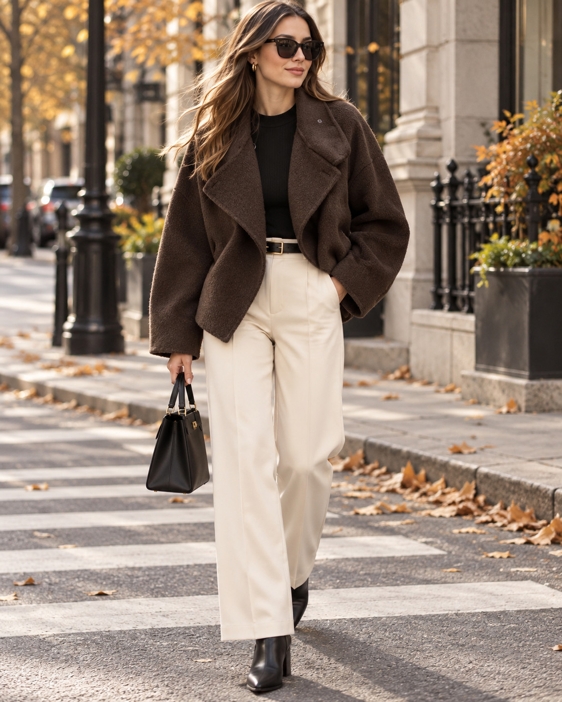 This cropped wool coat is such a chic Amazon fall find 🤎🍂 The notch lapel and short trench-style cut make it feel polished but still super easy to wear. I love it styled with a simple black top, cream wide-leg pants, ankle boots, and a structured bag for that clean city-girl fall look. It’s perfect for work days, brunch, coffee runs, date nights, or any time you want a lightweight layer that still looks elevated.

#AmazonFashion #AmazonFinds #FallFashion #CroppedCoat #WoolCoat #NotchLapelCoat #TrenchCoatStyle #FallOutfit #NeutralOutfit #CityStyle #FallLayers #AmazonStyle #AutumnFashion #WideLegPants #ChicFallOutfit #FallWardrobe 

 #LTKSeasonal #LTKU #LTKSaleAlert
