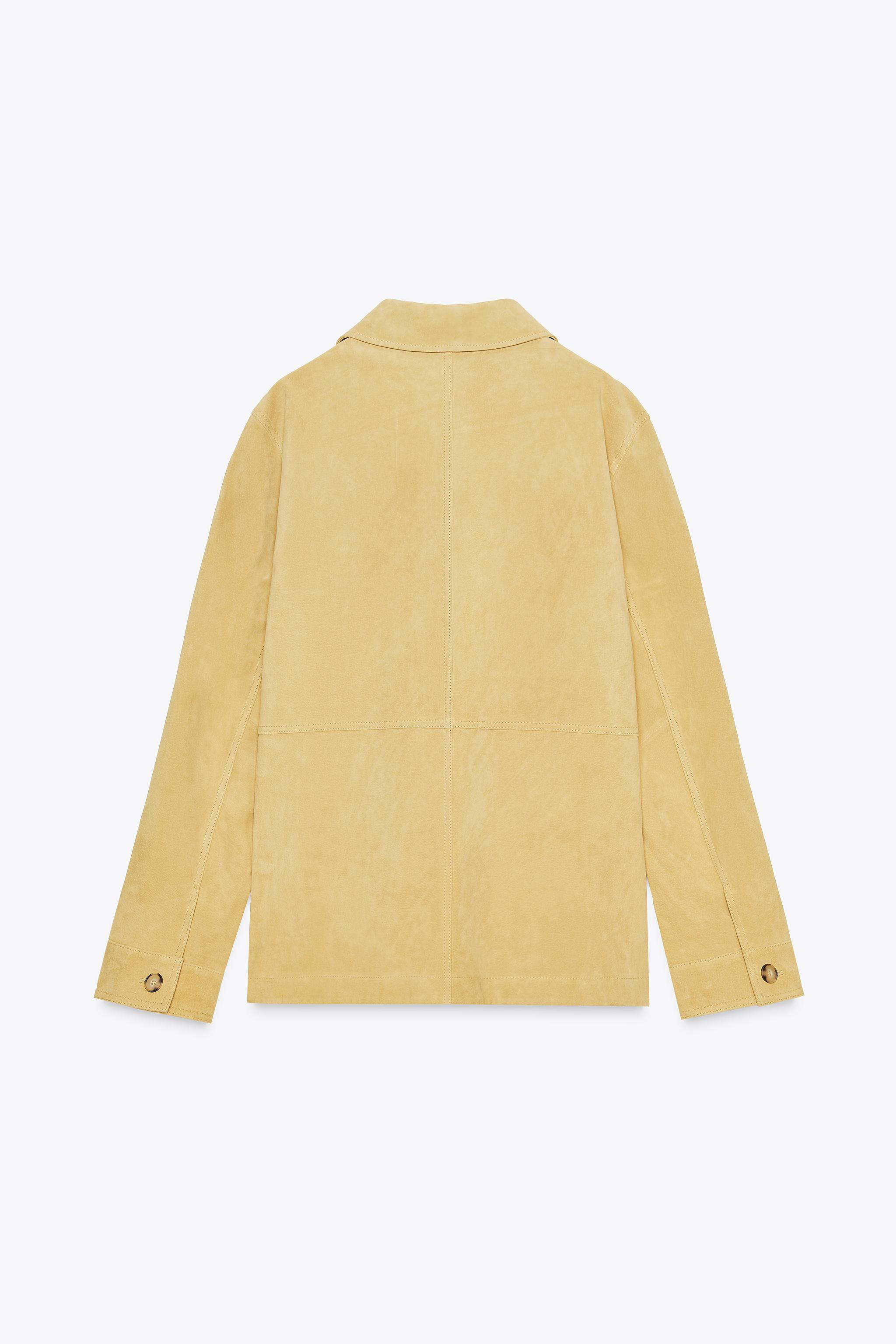 100% SUEDE LEATHER JACKET | Zara US