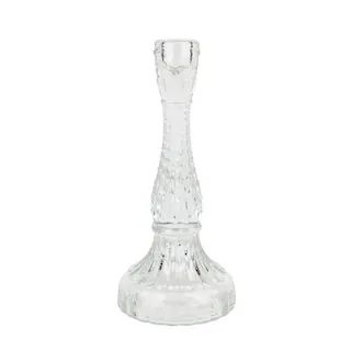 8.5" Large Clear Glass Candle Holder by Ashland® | Michaels Stores