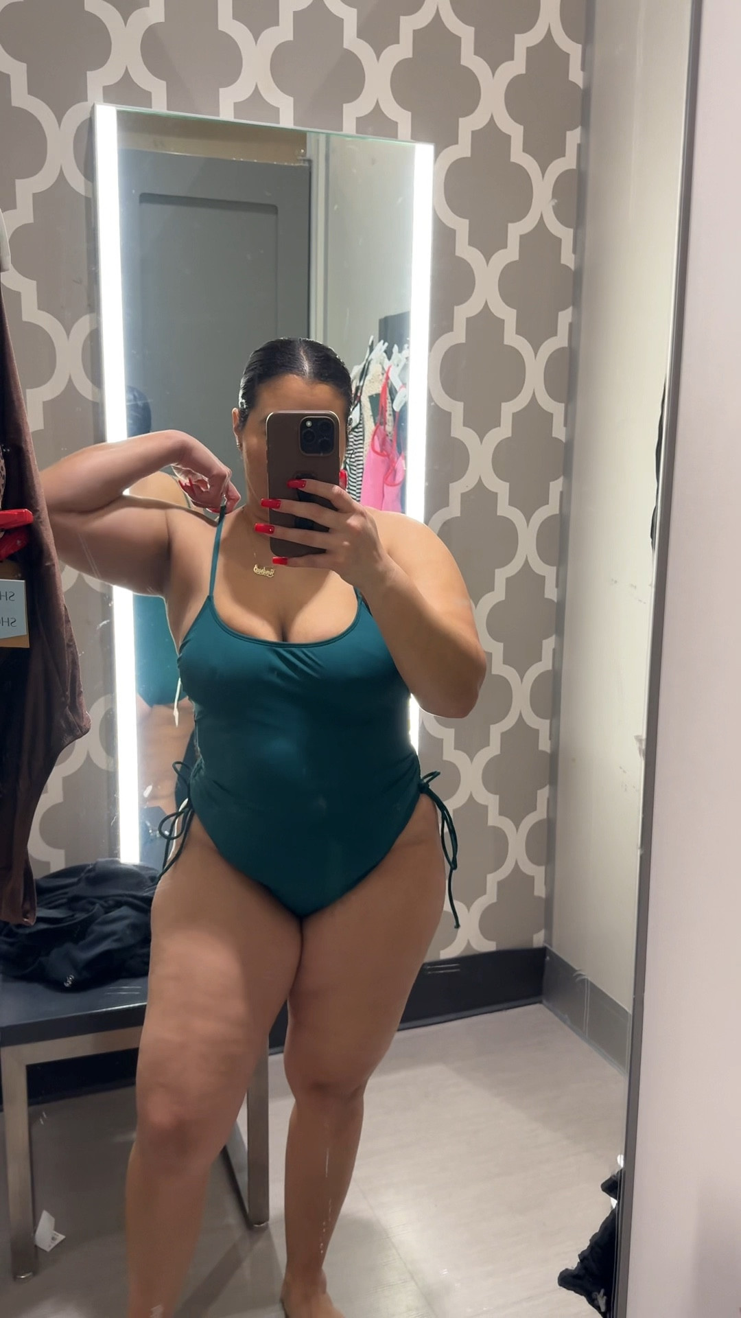 Resort wear 
Vacation outfit 
Midsize outfit 
Curvy outfit 
One piece swimsuit 
Swimwear 
Swimsuits
Timmy flattering swimsuit 
Target finds 
Watch now 

Size - medium / I wanted a tighter fit and love it. High cheeky coverage fyi 

#LTKWatchNow #LTKMidsize #LTKSwim