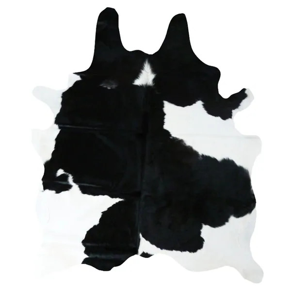 Black and White Cowhide Rug (6' x 7') | Bed Bath & Beyond