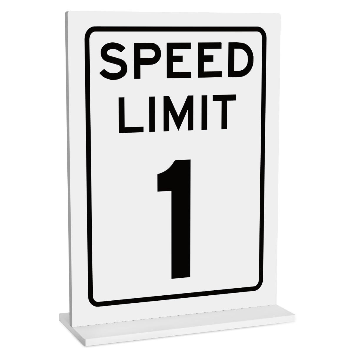 Race Car Birthday Decor, Speed Limit 1 Sign, Fast One, Race Car Birthday Party Decorations, 6x8 I... | Amazon (US)