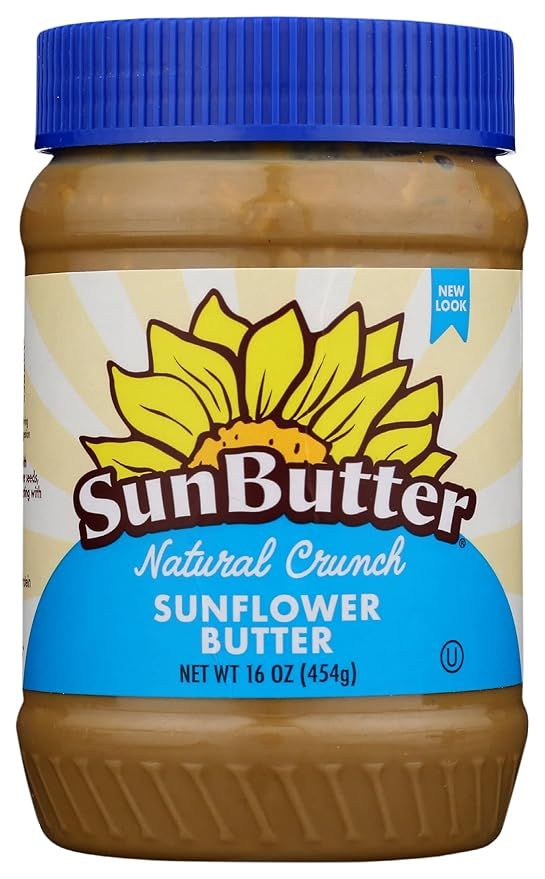 Sunbutter Natural Crunch Sunbutter, 16 oz | Amazon (US)