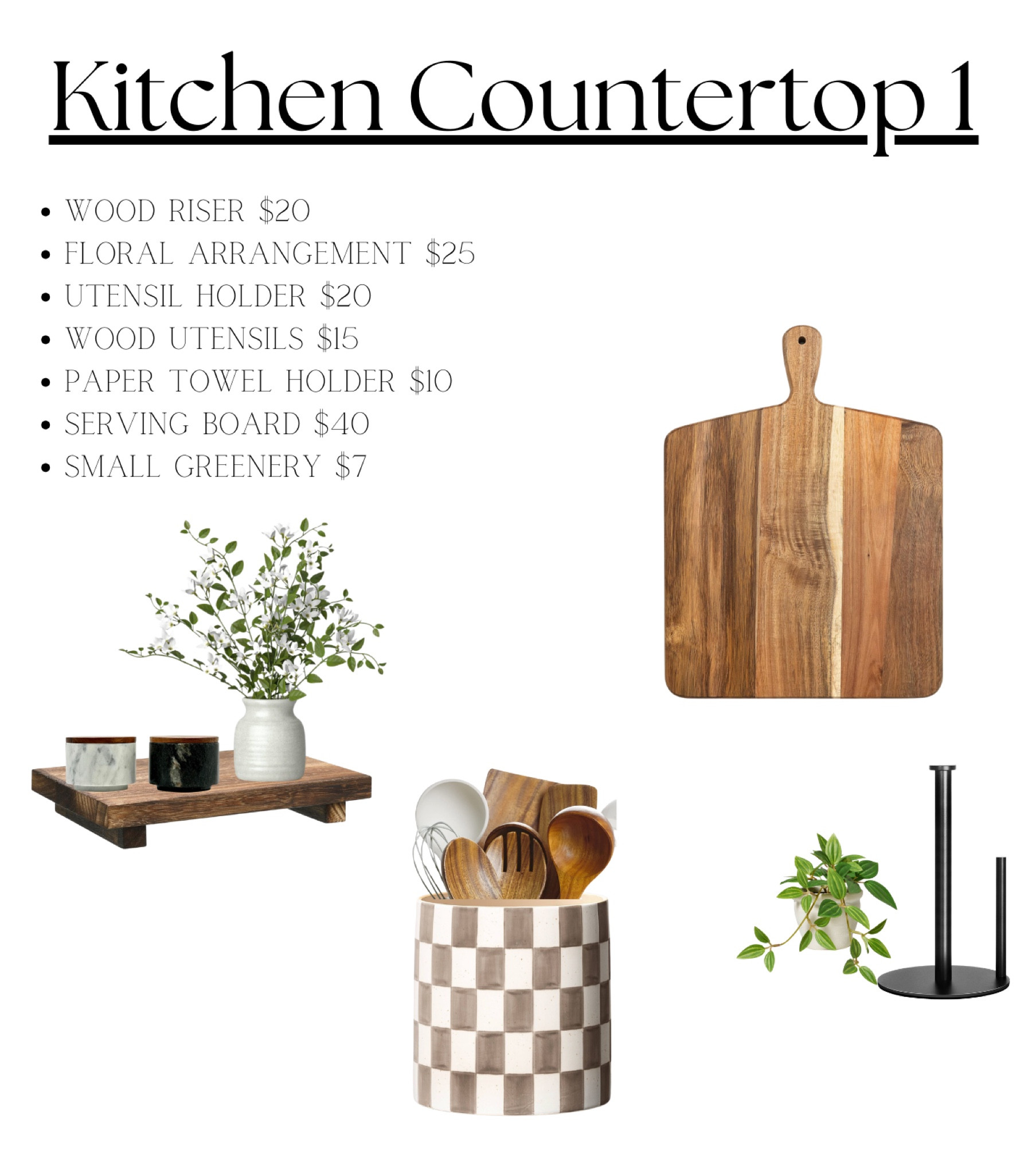 Kitchen counter idea

#LTKHome