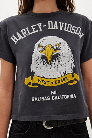 The Bureau Harley Davidson Eagle Baby Tee | Free People (Global - UK&FR Excluded)