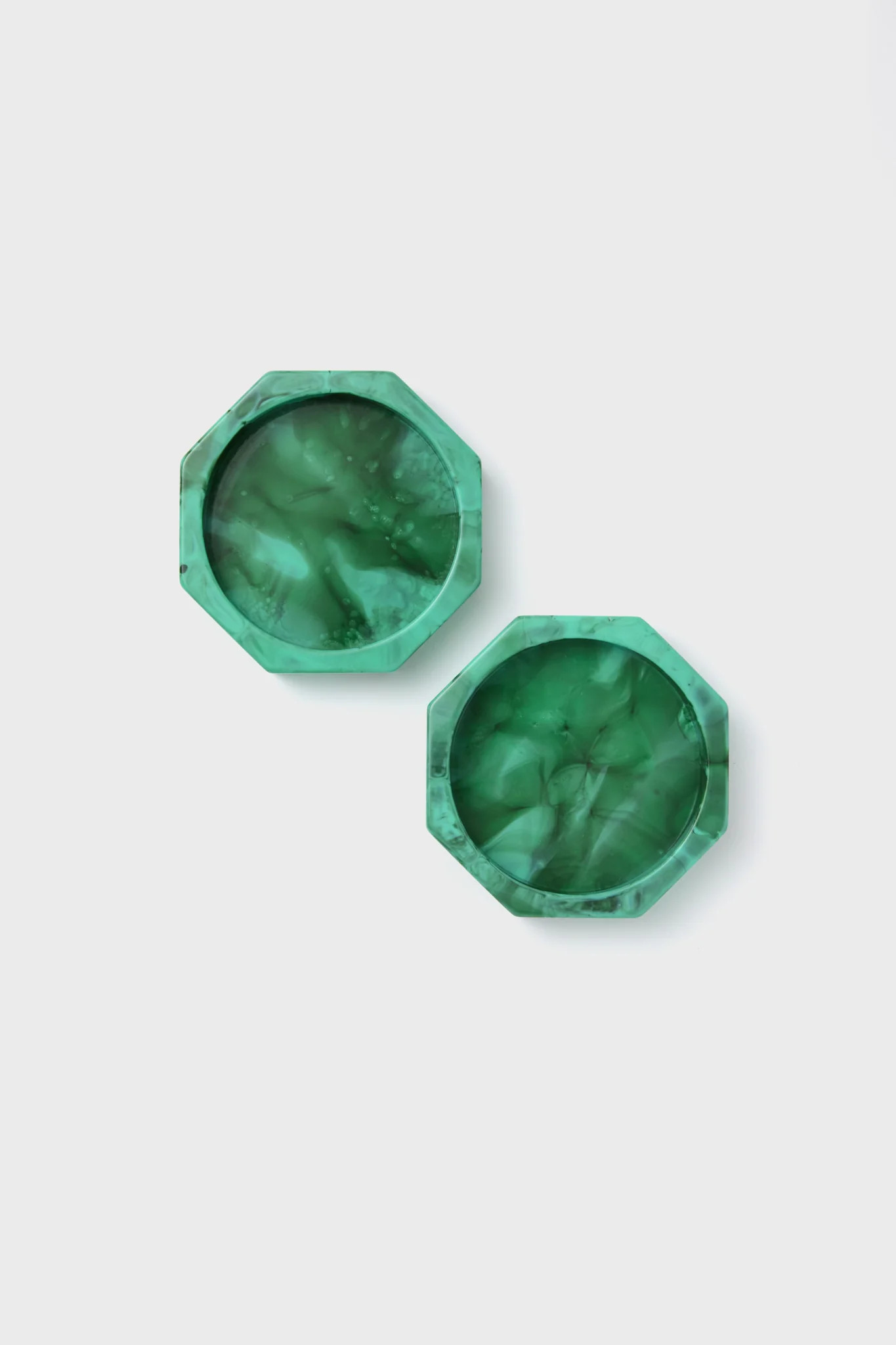 Malachite Marble Catena Wine Coaster Set of 2 | Tuckernuck (US)