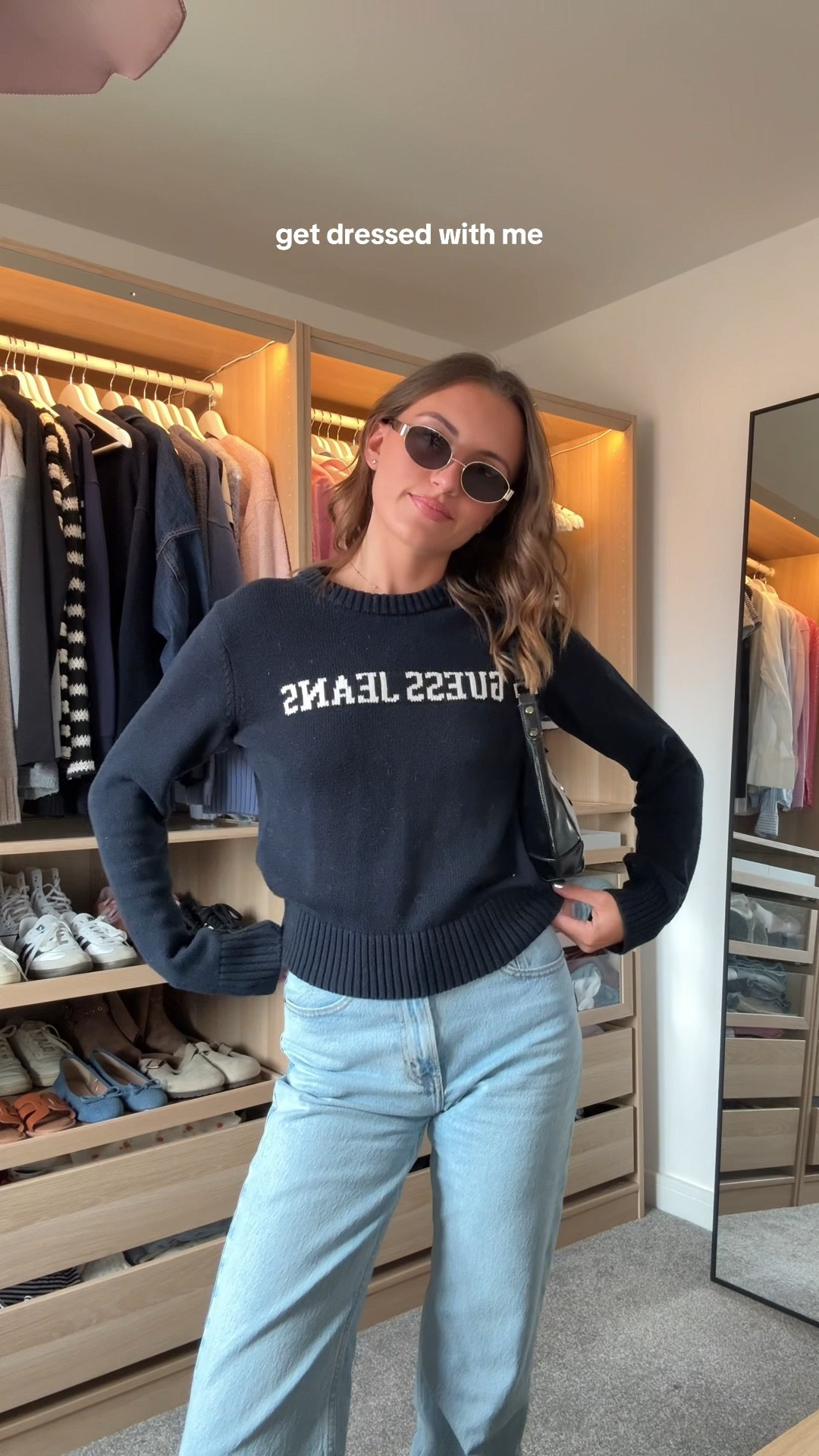 one of my go to outfits for a casual day 🤍✨

blue denim abercrombie jeans, sunglasses, black converse outfit, spring fashion inspo, guess jeans navy blue knit jumper

#LTKspring #LTKstyletip #LTKuk