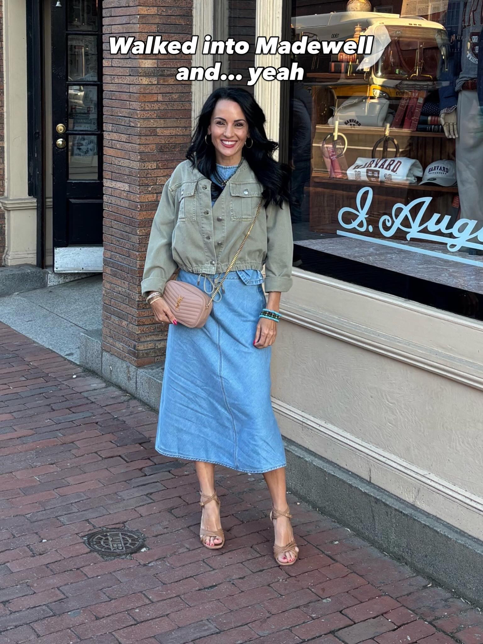 Walked into Madewell “just to look” and immediately started mentally justifying every single thing. 🤍

The denim set, the olive jacket, the striped dress, the shoes… they really got me.

Which piece would you leave with first? ✨

madewell style, denim outfit ideas, casual chic outfits, spring fashion inspo, effortless style, everyday outfit ideas #ltkxmadewell 

Comment SHOP below to receive a DM with the link to this post on my LTK ⬇ https://liketk.it/6deQm #ltkover40 #ltksalealert

#LTKSaleAlert #LTKxMadewell #LTKootd