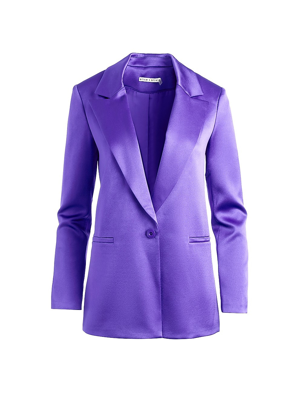 Women's Denny Satin Blazer - Purple - Size 0 | Saks Fifth Avenue