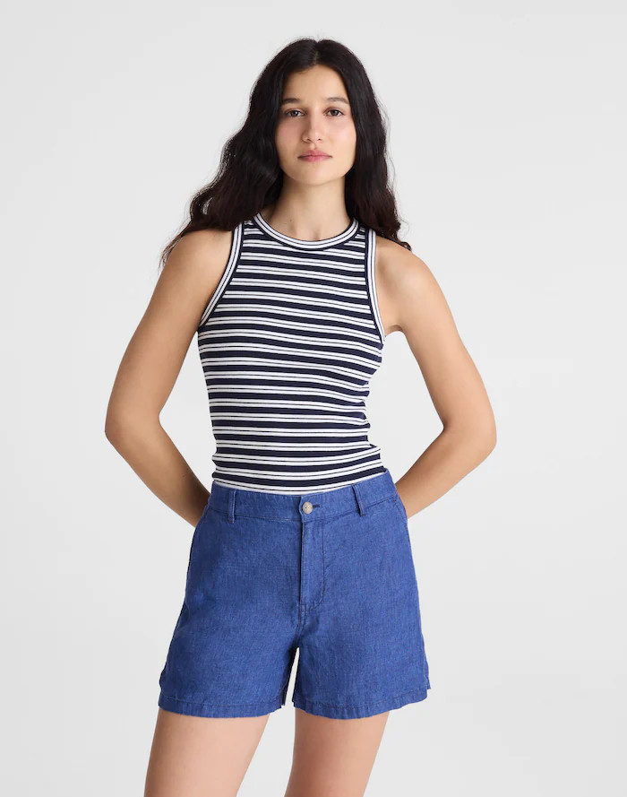 The Zoe Short in 100% Linen | Madewell
