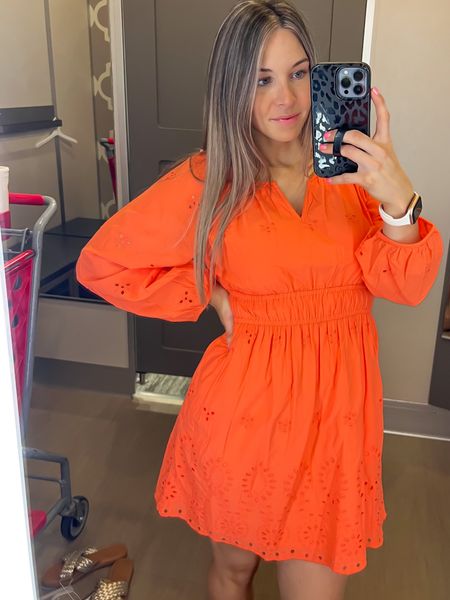 Dresses for spring / dresses under $50 / women’s dresses / orange dress / Easter dress / spring outfit inspo / mom style / church dresses / 

#LTKSeasonal #LTKsalealert #LTKunder50