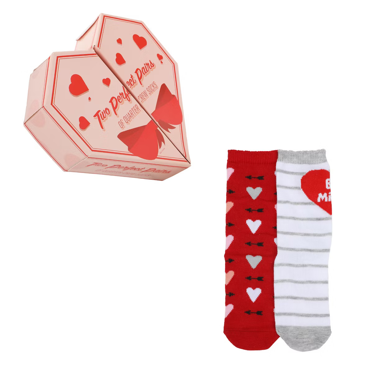 Youth Valentine's Day Themed Crew Socks 2-Pack | Target