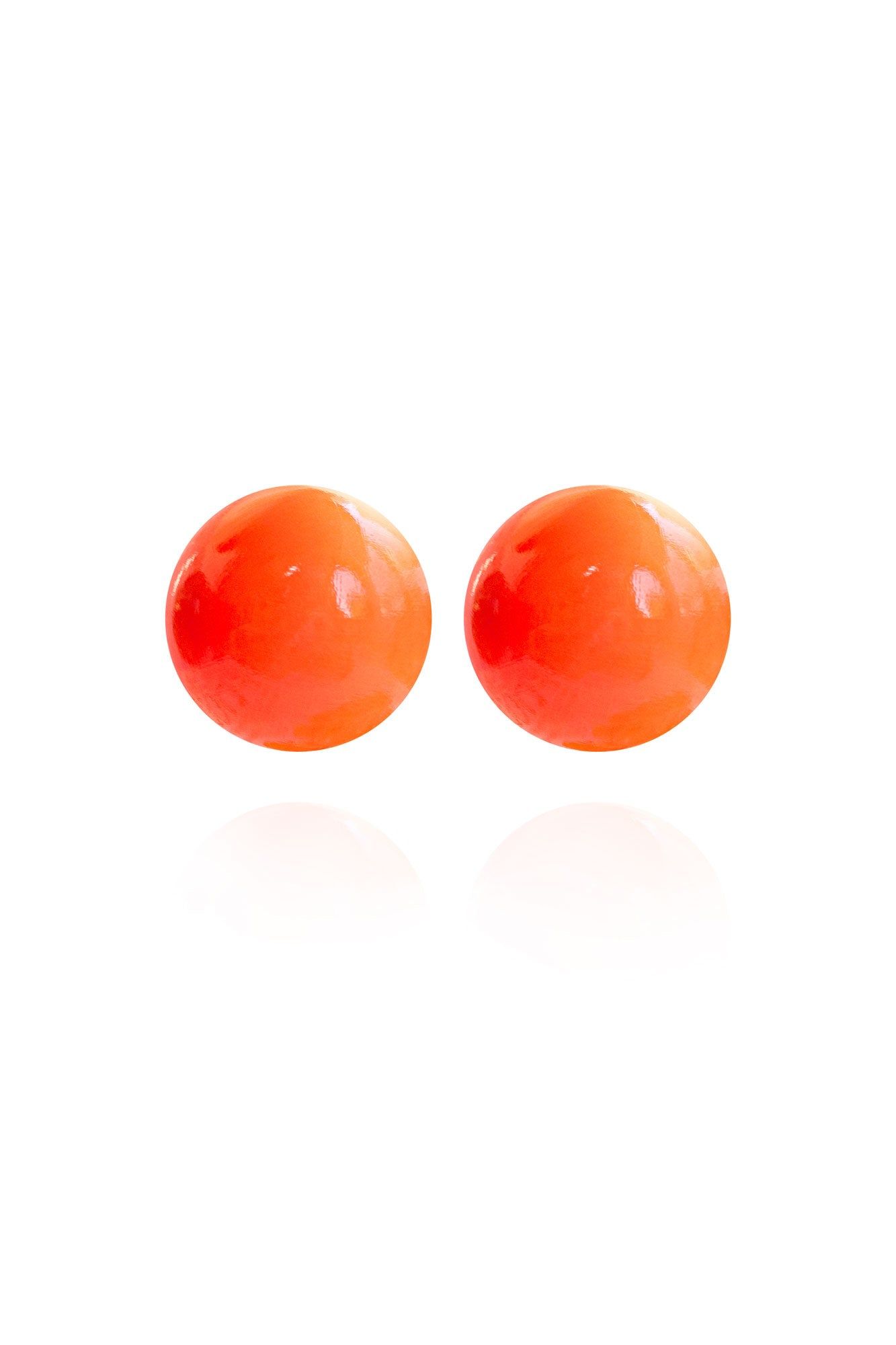 Gaia Jumbo Earrings In Crimson Blaze | Wolf & Badger (US)