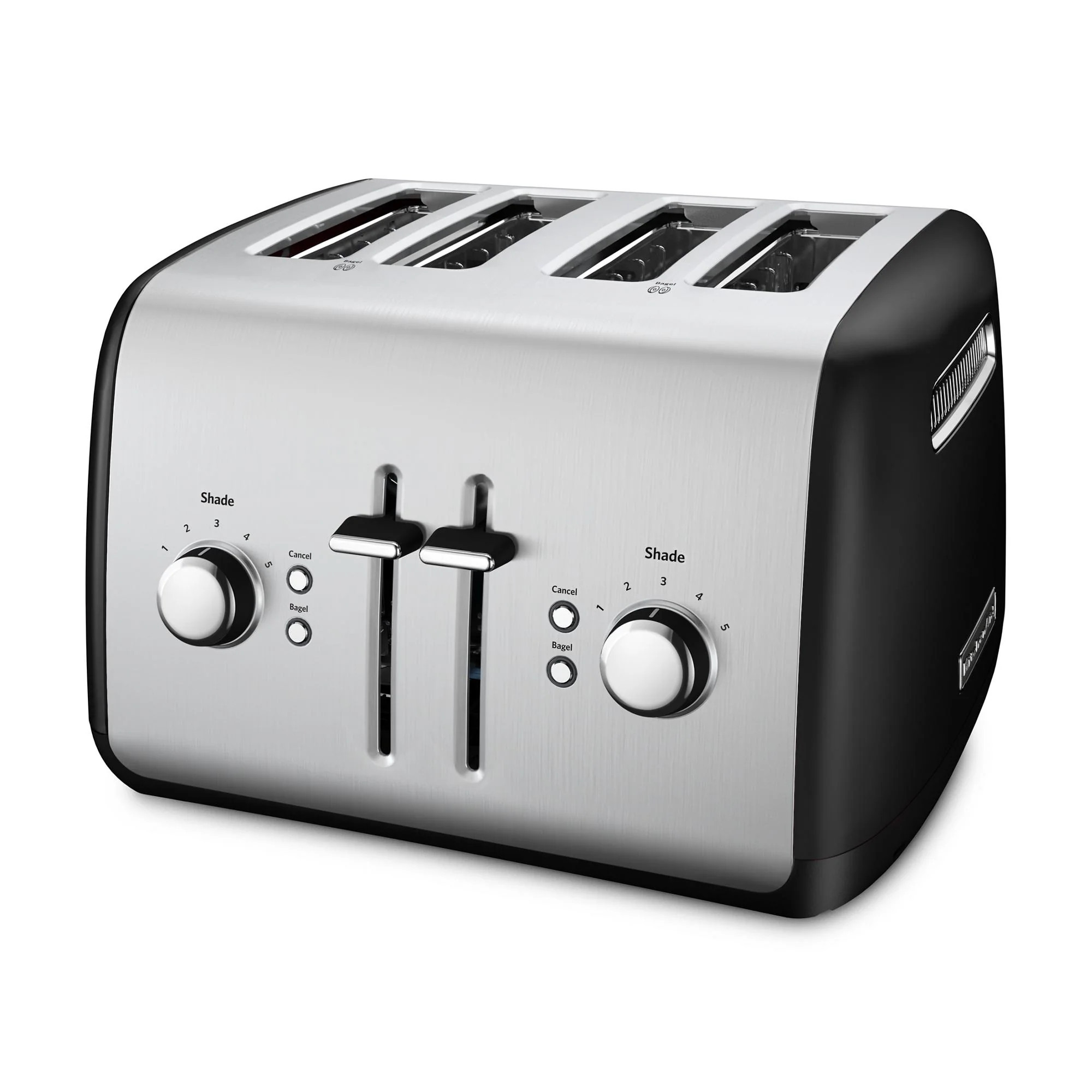 KitchenAid Black 4-Slice Toaster (1440-Watt) | KMT4115OB | Lowe's