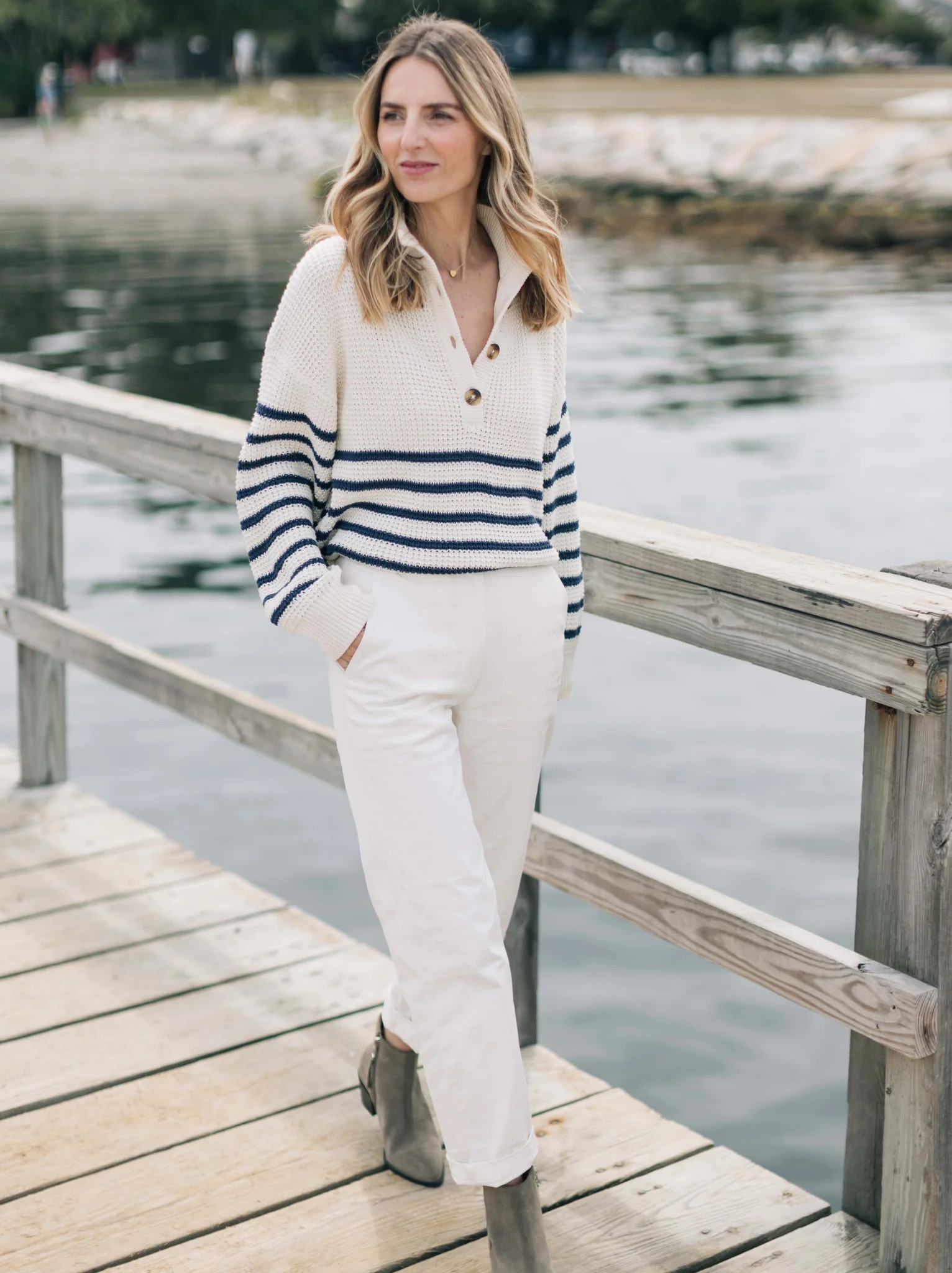 Marin Sweater (Mushroom / 3X) | ABLE Clothing