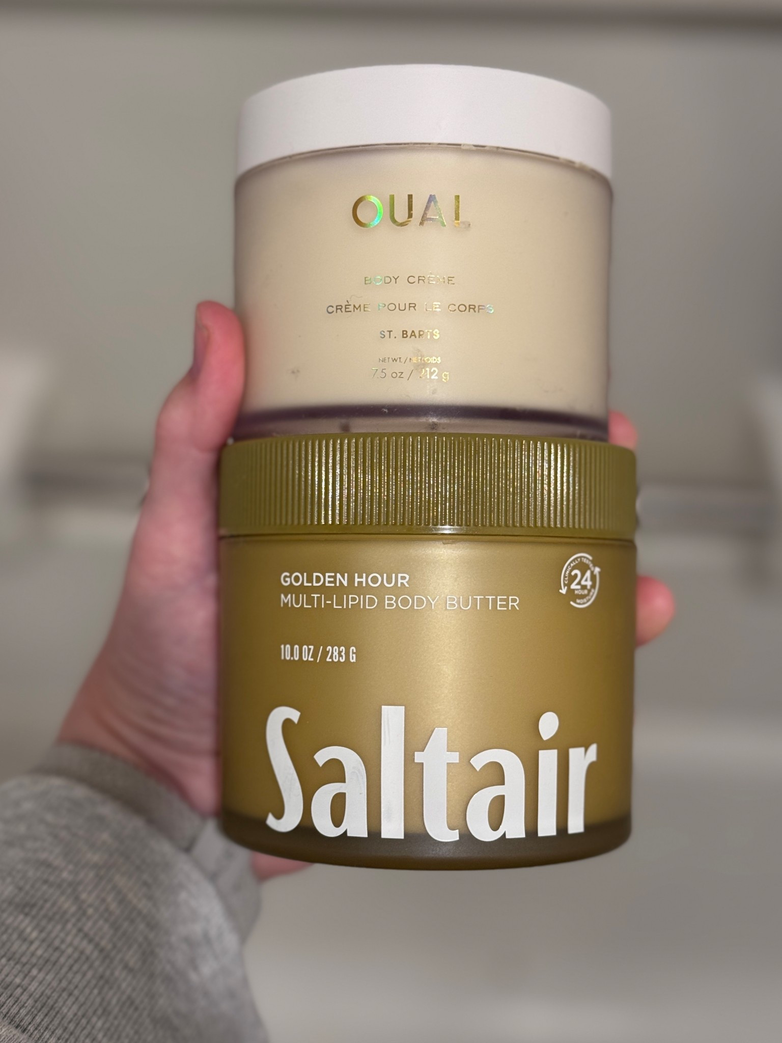 If you want to smell like summer, I can’t recommend these body butters enough. My favorite for the fragrance is the Ouai St Barts. But if you want to save a little, you can’t go wrong with Saltair Golden Hour.  These two have different fragrance notes but a similar vibe  

#LTKselfcare #LTKBeauty