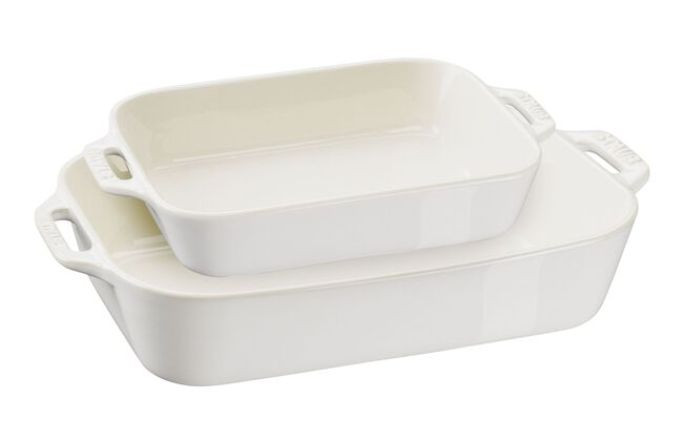 Staub Stoneware 2-pc, Rectangular Baking Dish Set, citron | The ZWILLING Group Cutlery & Cookware