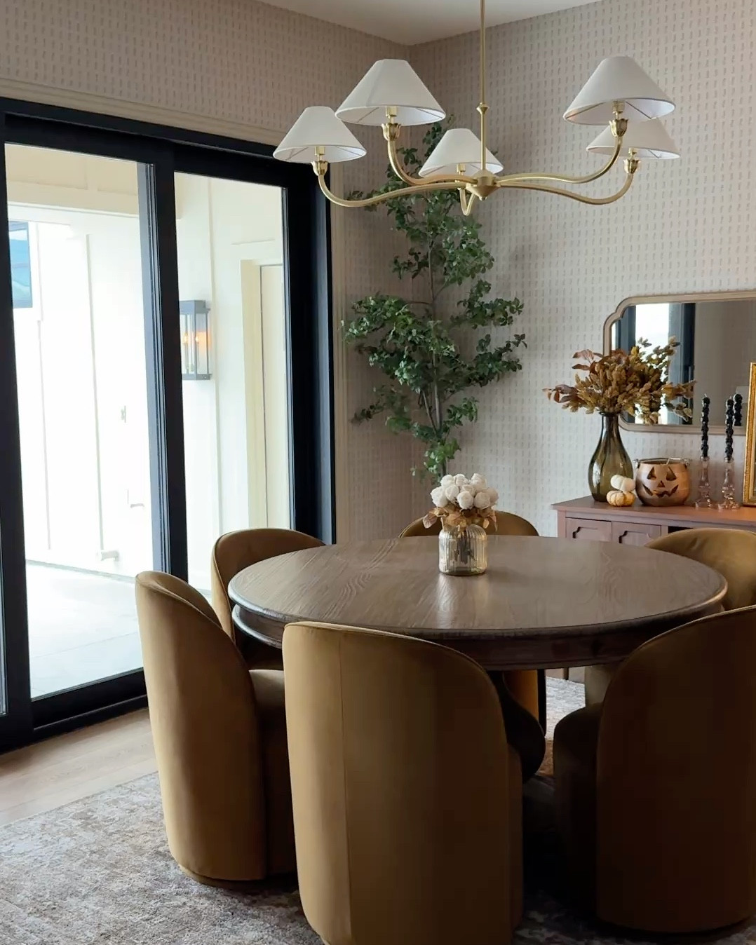 My dinning room is almost done! I just need to add the drapes. This is a budget friendly sideboard I put together myself. 

#LTKHome