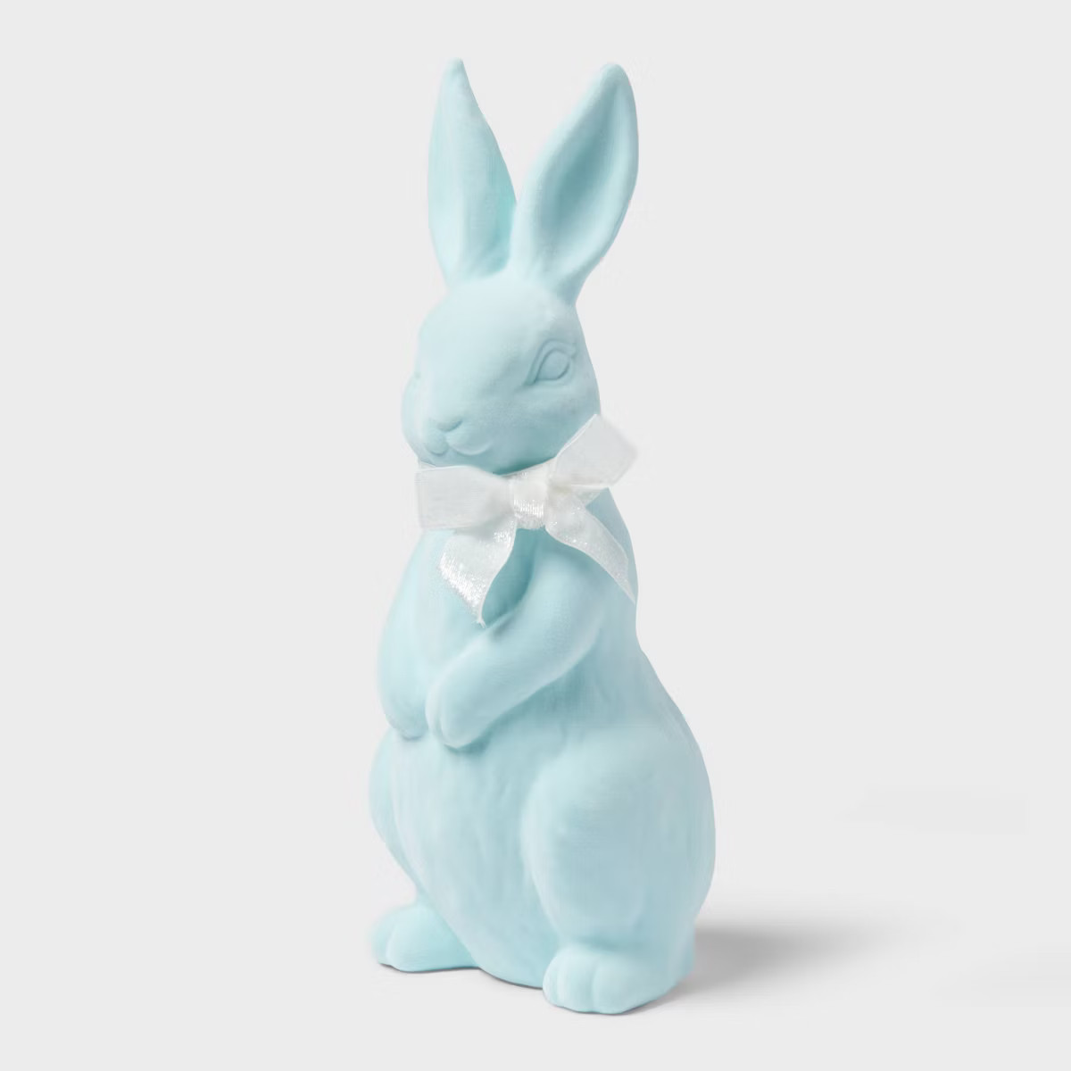 Blue Flocked Small Easter Bunny - Spritz™ | Target