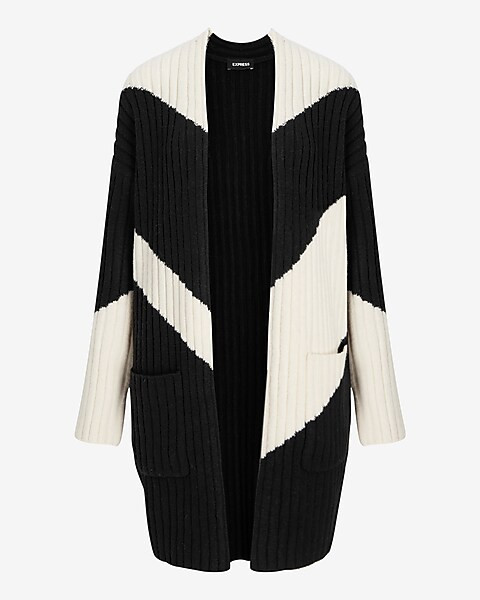 Color Block Cardigan | Express