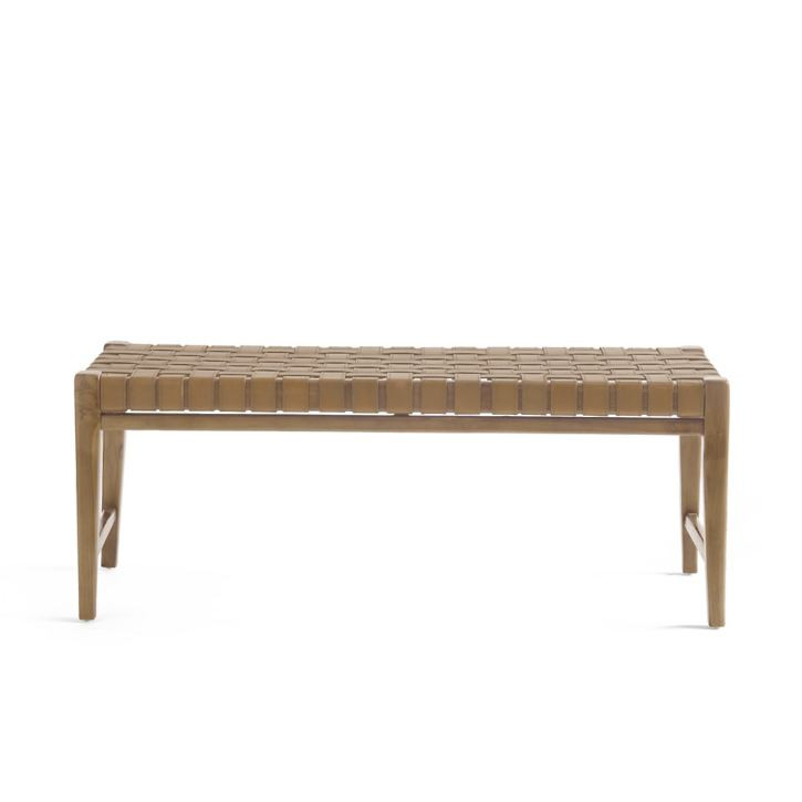 Augusto Woven Bench | Grandin Road | Grandin Road