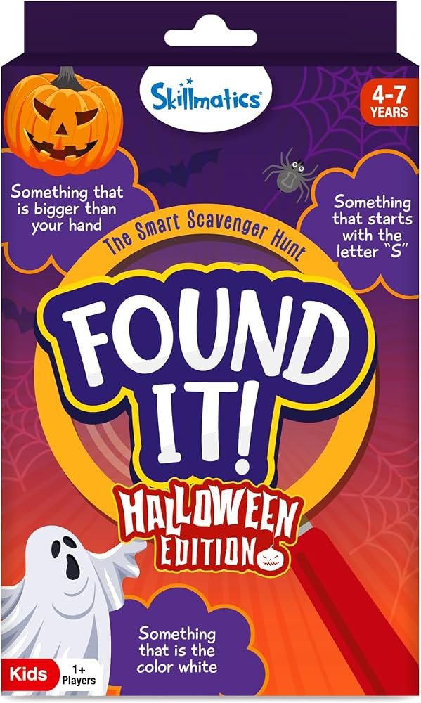 Skillmatics Found It \u2013 Halloween Game, Scavenger Hunt, Gift for Kids | Amazon (US)