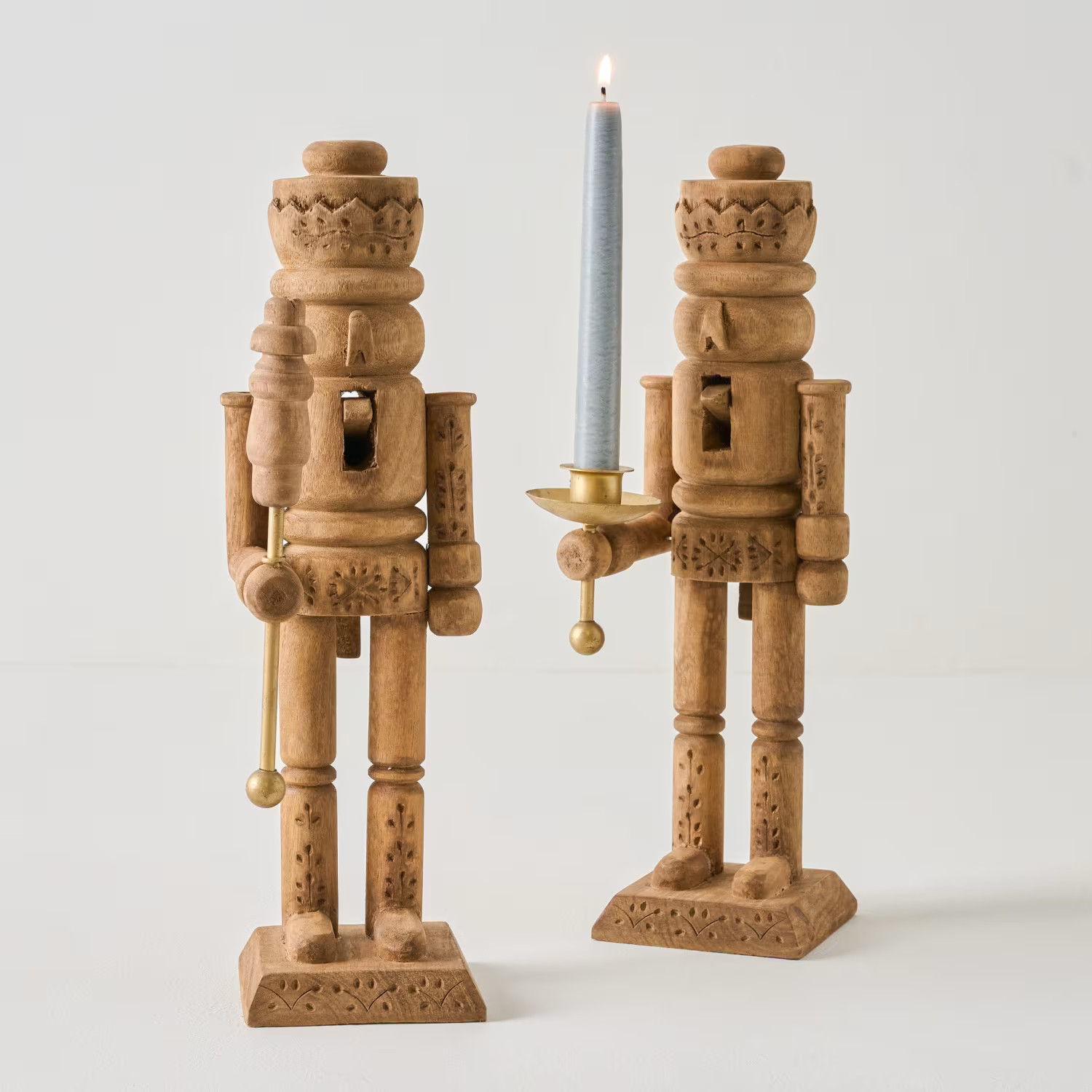 Carved Wood Nutcracker | Magnolia