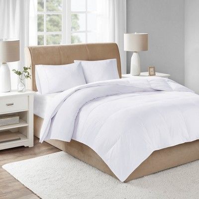 Cotton Sateen Down 300 Thread Count Comforter - Level 3 with 3M® Stain Release | Target