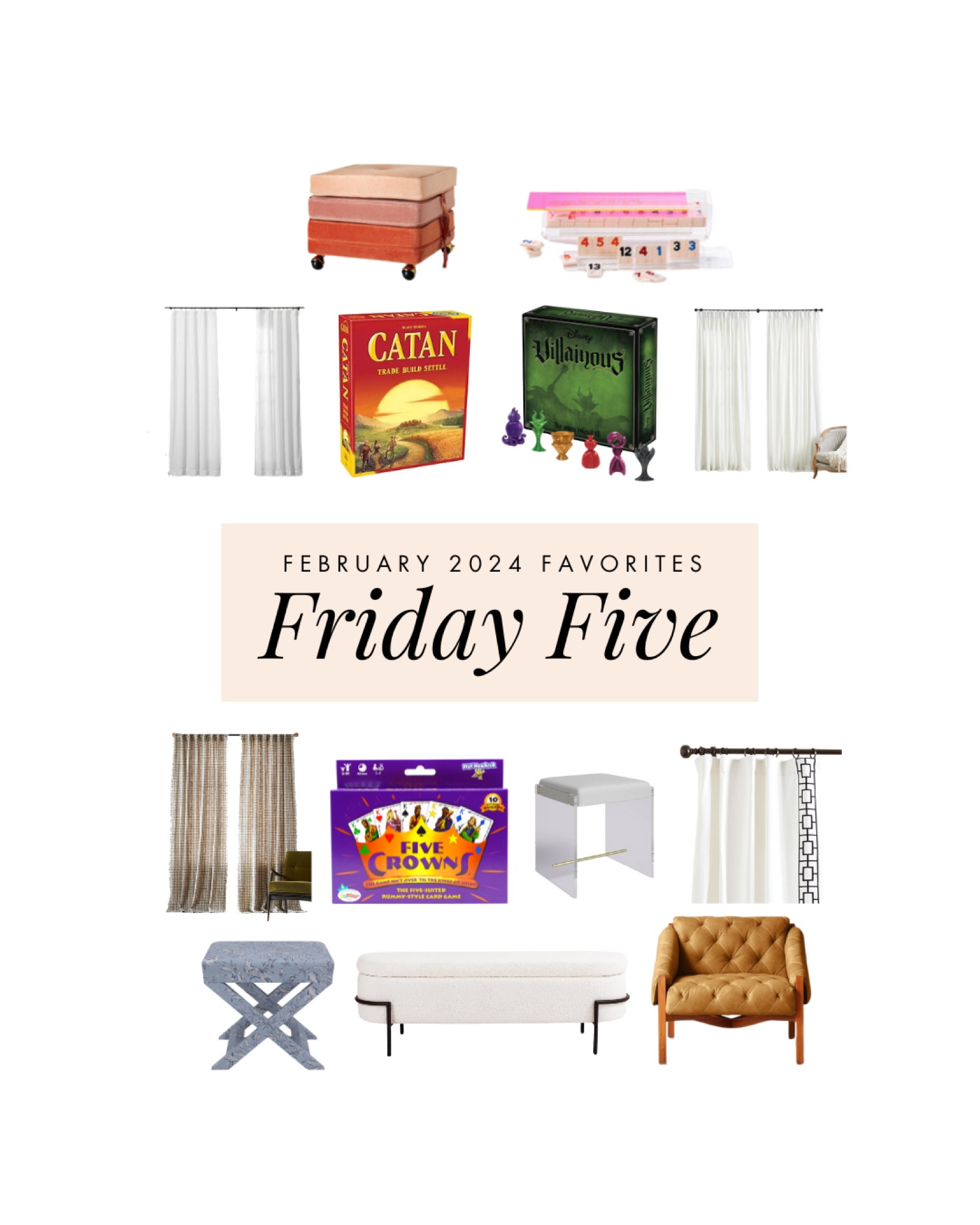 Our favorite items from our February 2024 Friday Five series.

#LTKHome
