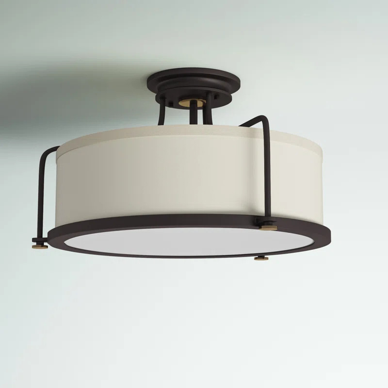 Fabric Semi Flush Mount | Wayfair North America