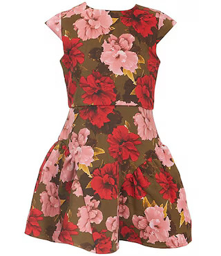 Big Girls Floral Multi Dress | Dillard's