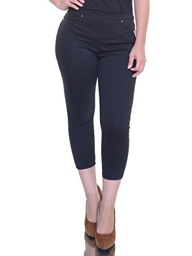 Style & Co. Petite Pull On Capri Pants Deep Black PS | Amazon (US)
