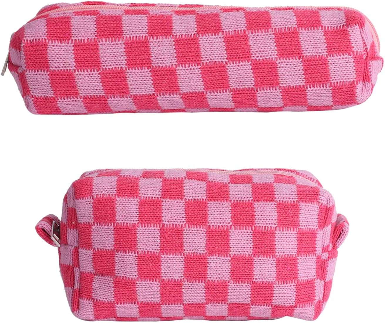 Amazon.com: Makeup Bag Cosmetic Bag for Women,1Pcs Large Capacity Makeup Bags and 1Pcs Pencil Cas... | Amazon (US)