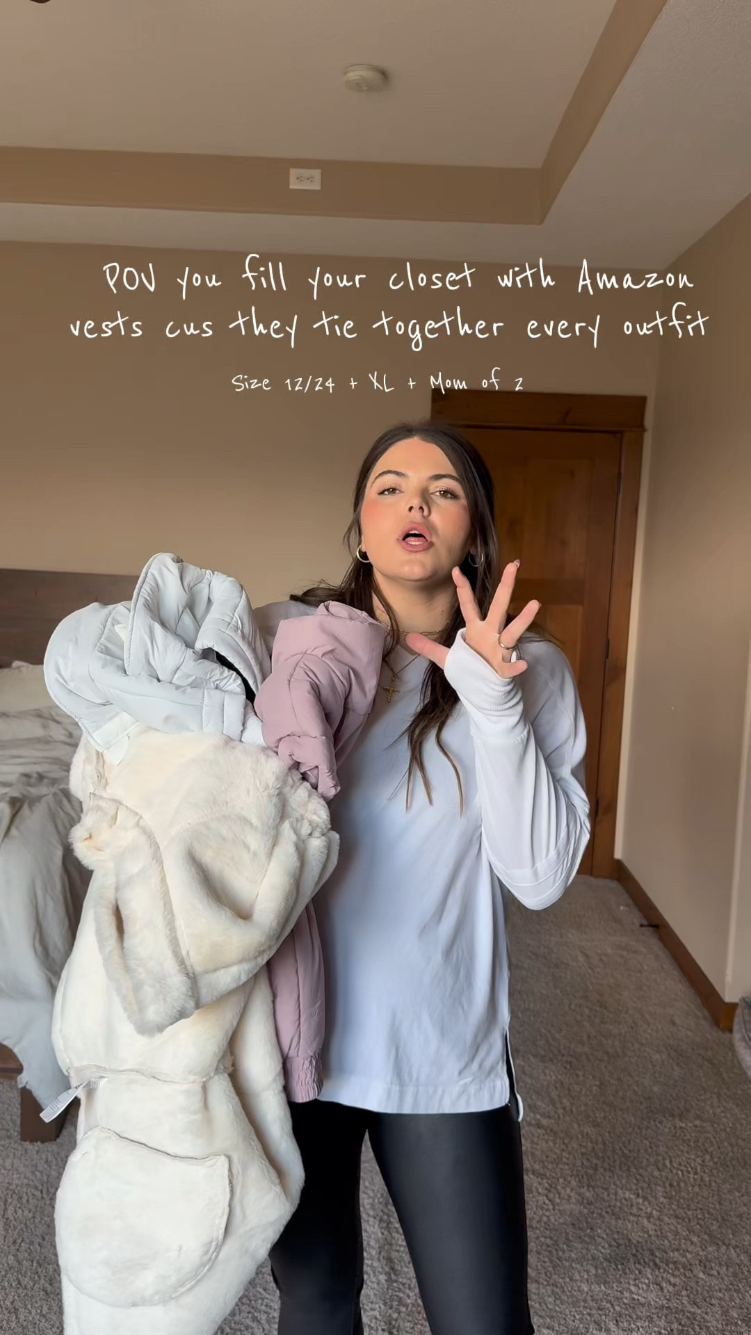 VESTS are the OG goes with everything piece. Sweatset? Dress it up with a vest. Leggings? Dress it up with a vest? Skort? Sure add a suede vest! 

Midsize outfit, fall outfits, Amazon haul, Amazon fall, Amazon winter, mom style, leggings outfit #Midsize #midsizestyle #MidsizeOutfit #AmazonOutfit #AmazonFashion #FallOutfit # #FallStyle #MomStyle #MomOutfit

#LTKFindsUnder50 #LTKMidsize #LTKStyleTip