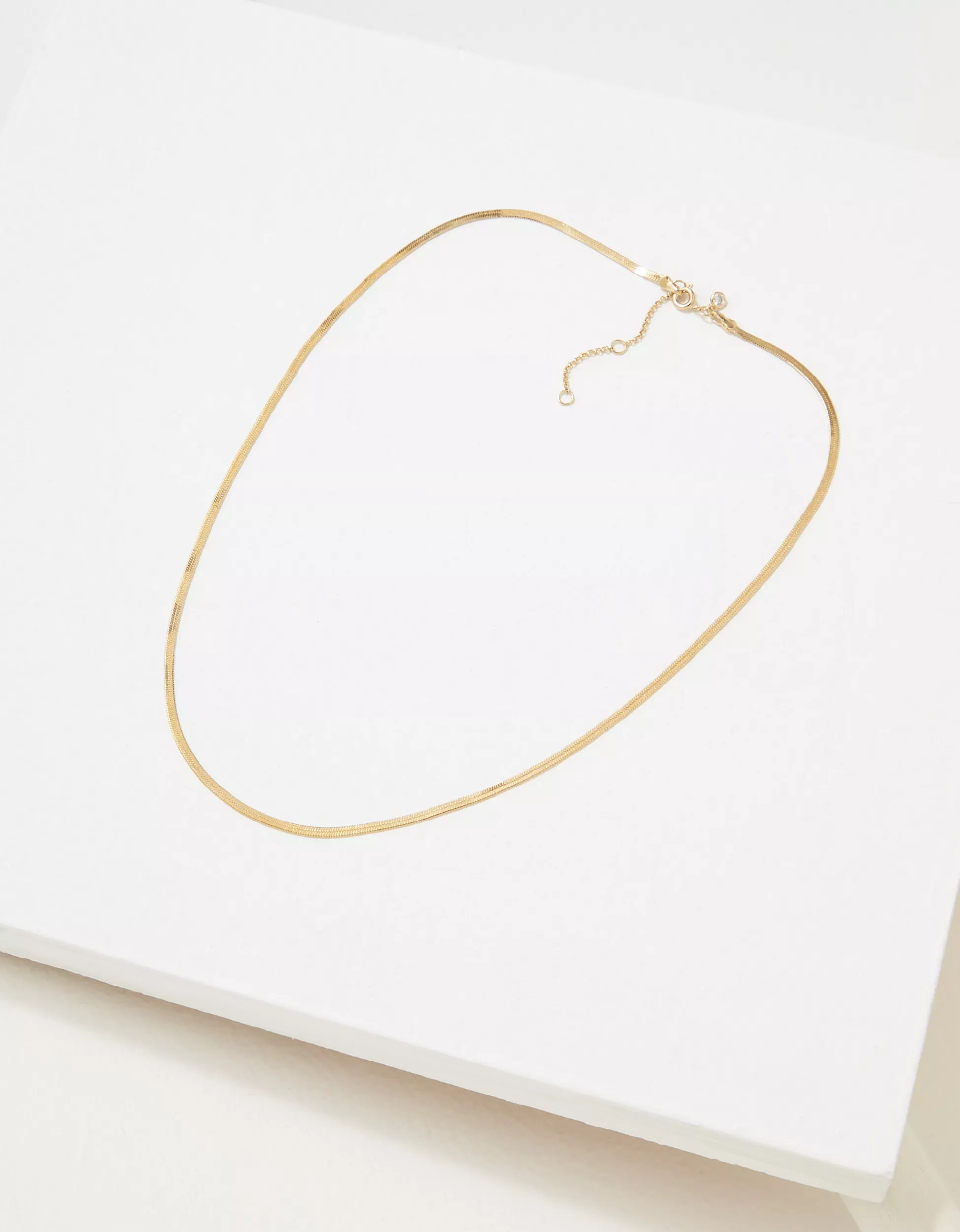 AE Keepers Collection 14K Gold Plated Snake Chain | American Eagle Outfitters (US & CA)
