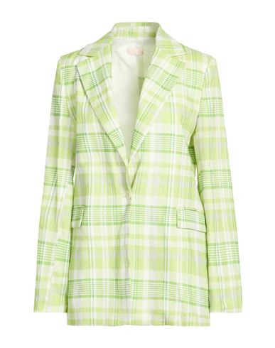 Liu •jo Woman Blazer Lime green Size 6 Linen | YOOX (US)