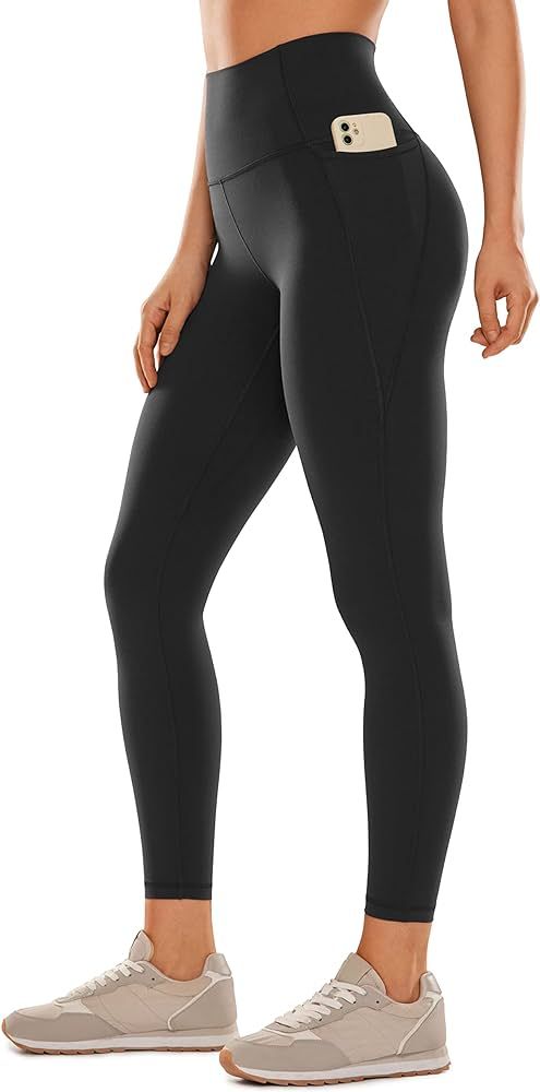 CRZ YOGA Womens Butterluxe Workout Leggings 25 Inches - High Waisted Gym Yoga Pants with Pockets ... | Amazon (US)