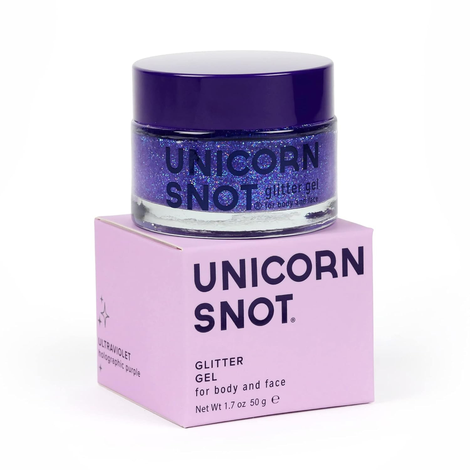 Unicorn Snot Holographic Body Glitter Gel for Body, Face, Hair - Vegan & Cruelty Free - 1.7 oz (U... | Amazon (US)