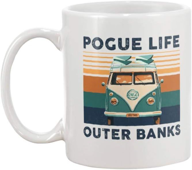 Pogue Life Outer Banks 11Oz Ceramic Novelty Coffee Mug - Nice Motivational And Inspirational Gift | Amazon (US)