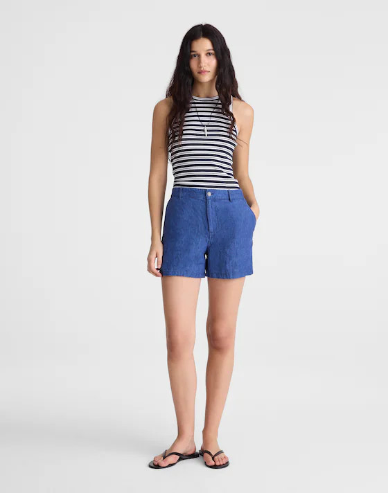 The Zoe Short in 100% Linen | Madewell