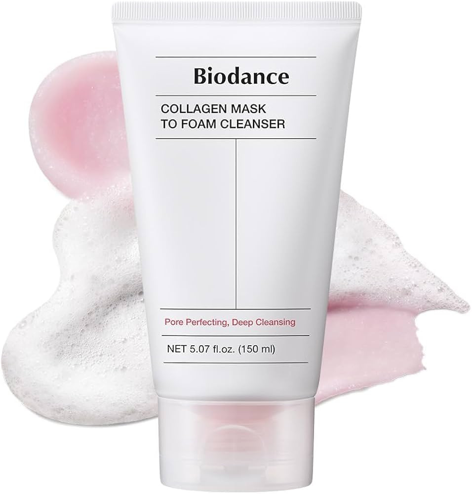 BIODANCE Collagen Mask To Foam Cleanser, 2-in-1 Pore Mask and Hydrating Foaming Facial Cleanser f... | Amazon (US)