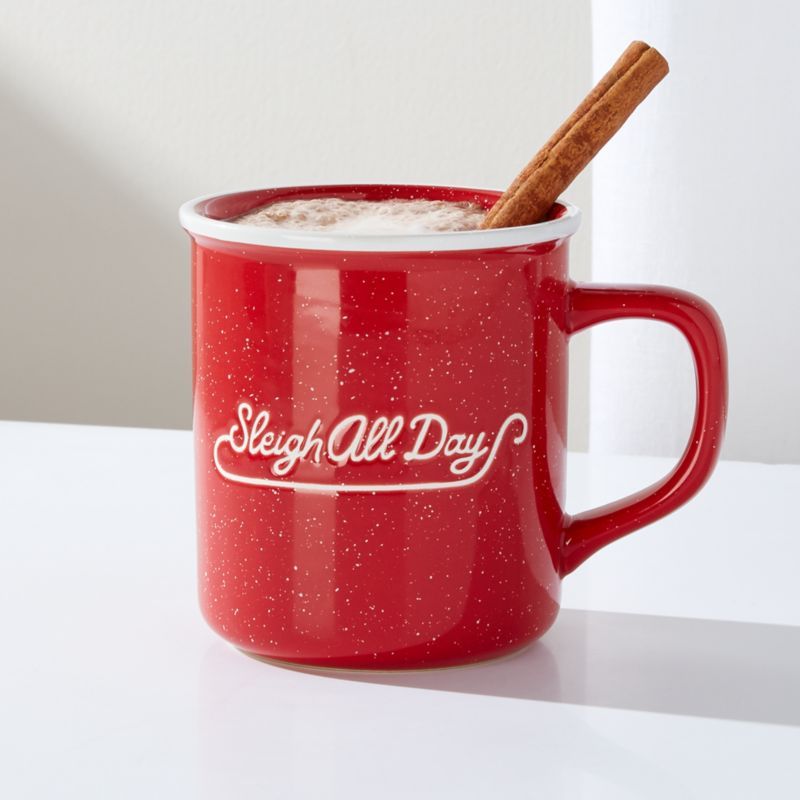 Sleigh All Day Mug | Crate and Barrel | Crate & Barrel