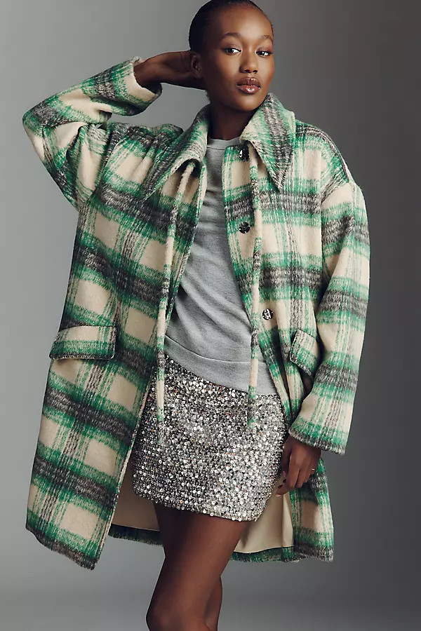 Chelsea Plaid Coat Jacket | Anthropologie (US)