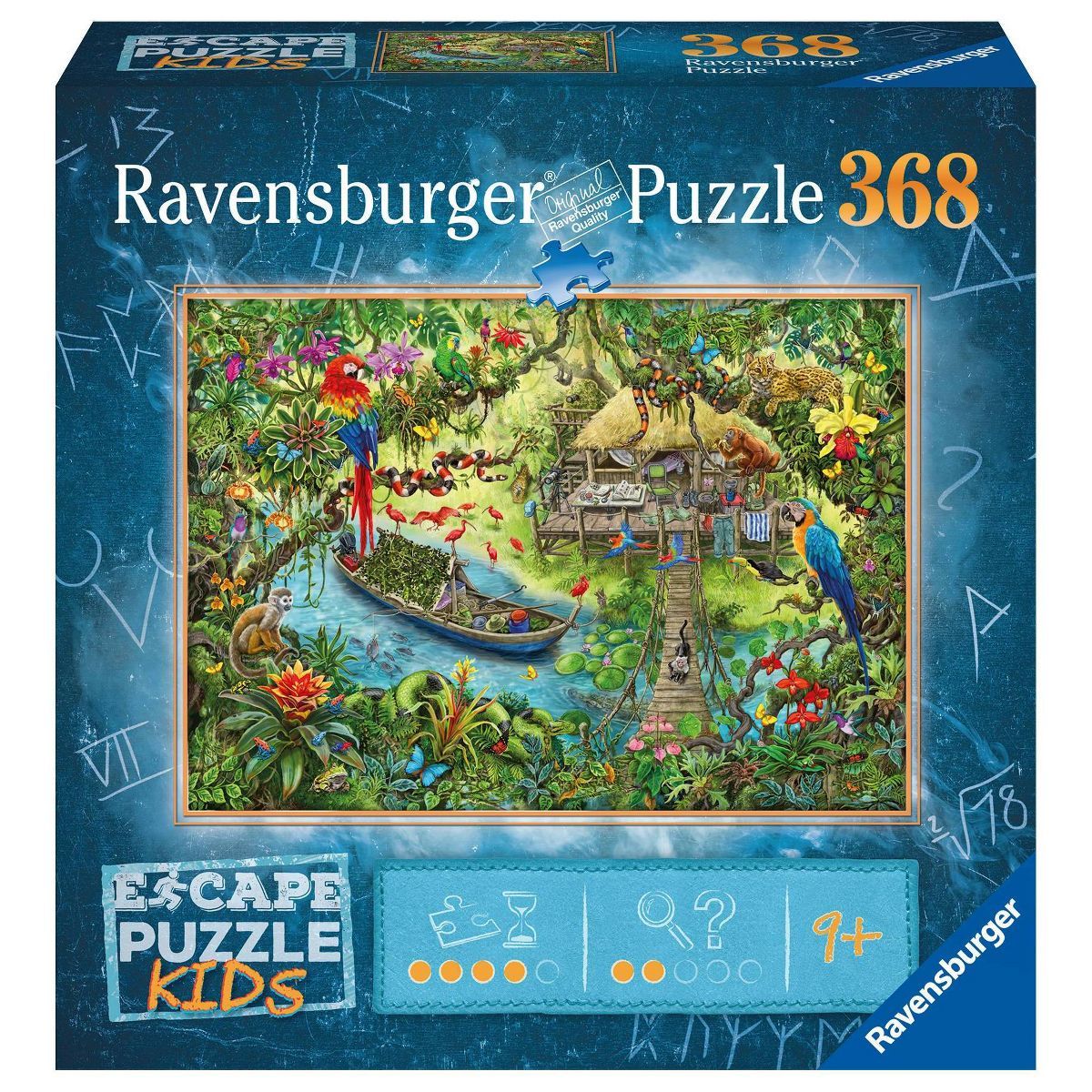 Ravensburger ESCAPE Puzzle KIDS: Jungle Journey Jigsaw Puzzle - 368pc | Target