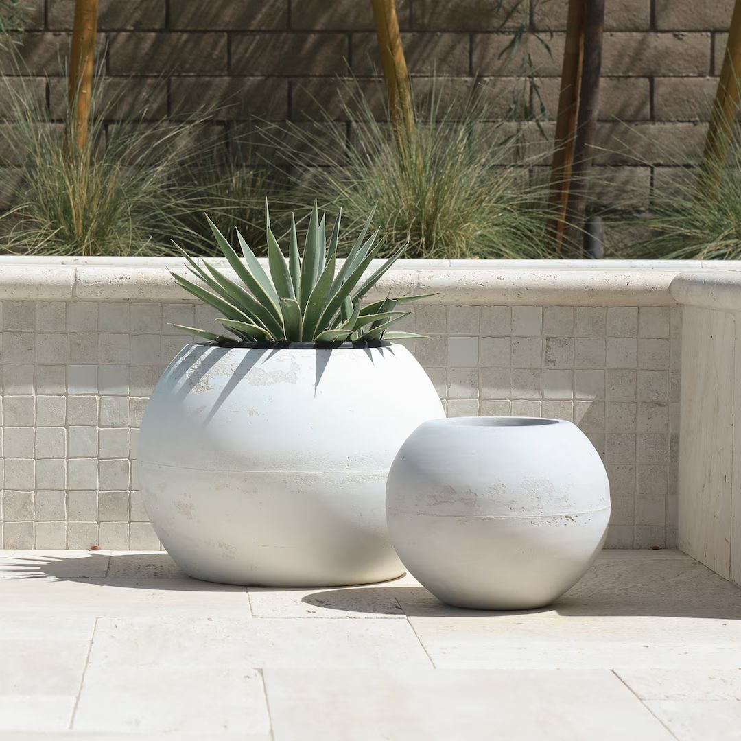 Large Concrete Planters Indoor/outdoor Colorful Pot Medium - Etsy | Etsy (US)